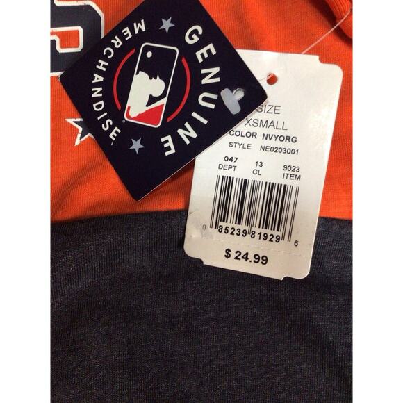 NWT MLB Houston Astros MLB Tank Top by CAMPUS LIFESTYLE, Women’s size XS - Picture 5 of 8